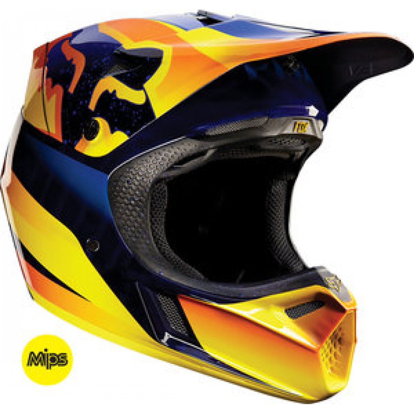 Fox | V3 Flight Cross Helm Oranje